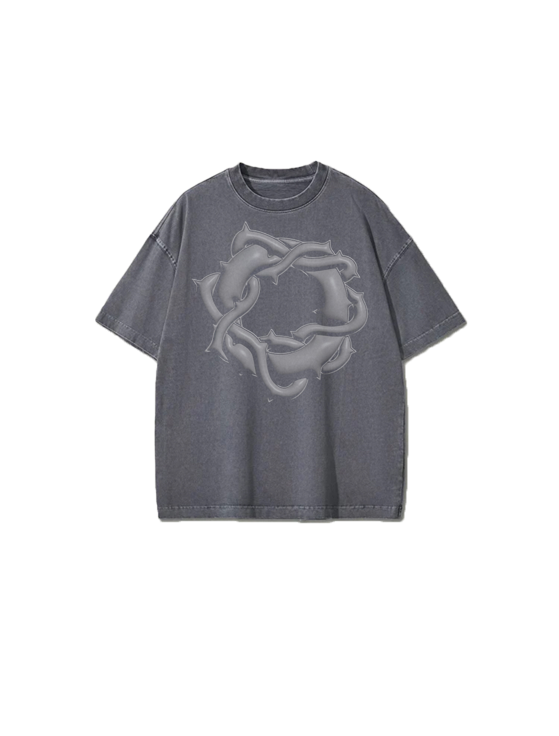 Oversized O2L T-shirt - Gray