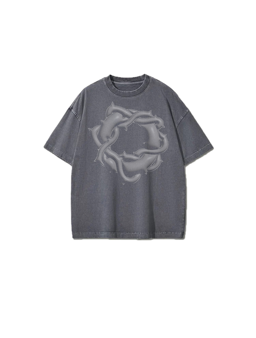 Oversized O2L T-shirt - Gray